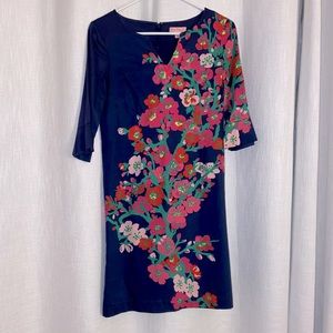 Navy Floral Lilly Pulitzer Dress
